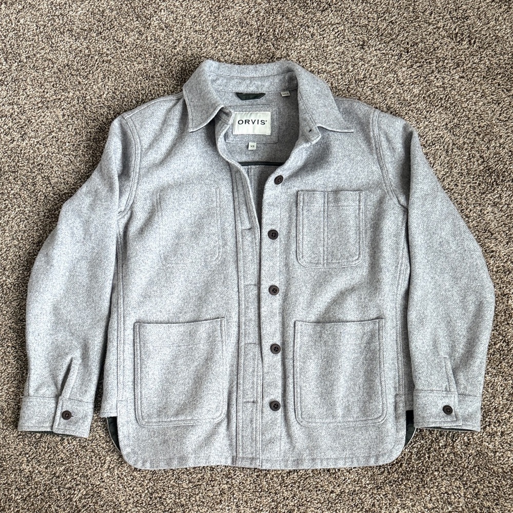 Orvis Women’s Light Gray Shirt Jacket